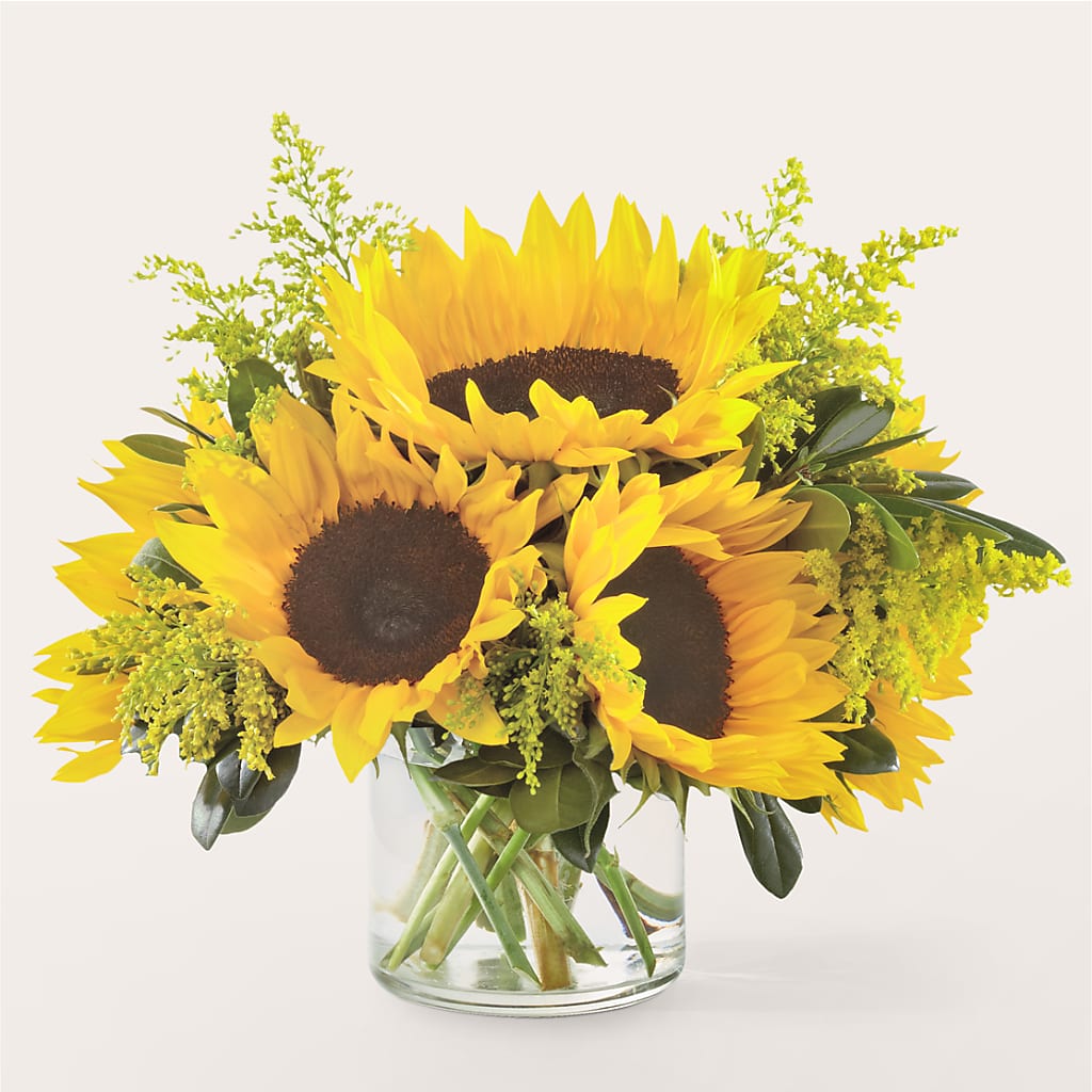 Beaming Sunflower Bouquet flower arrangement by Honeybee Floral