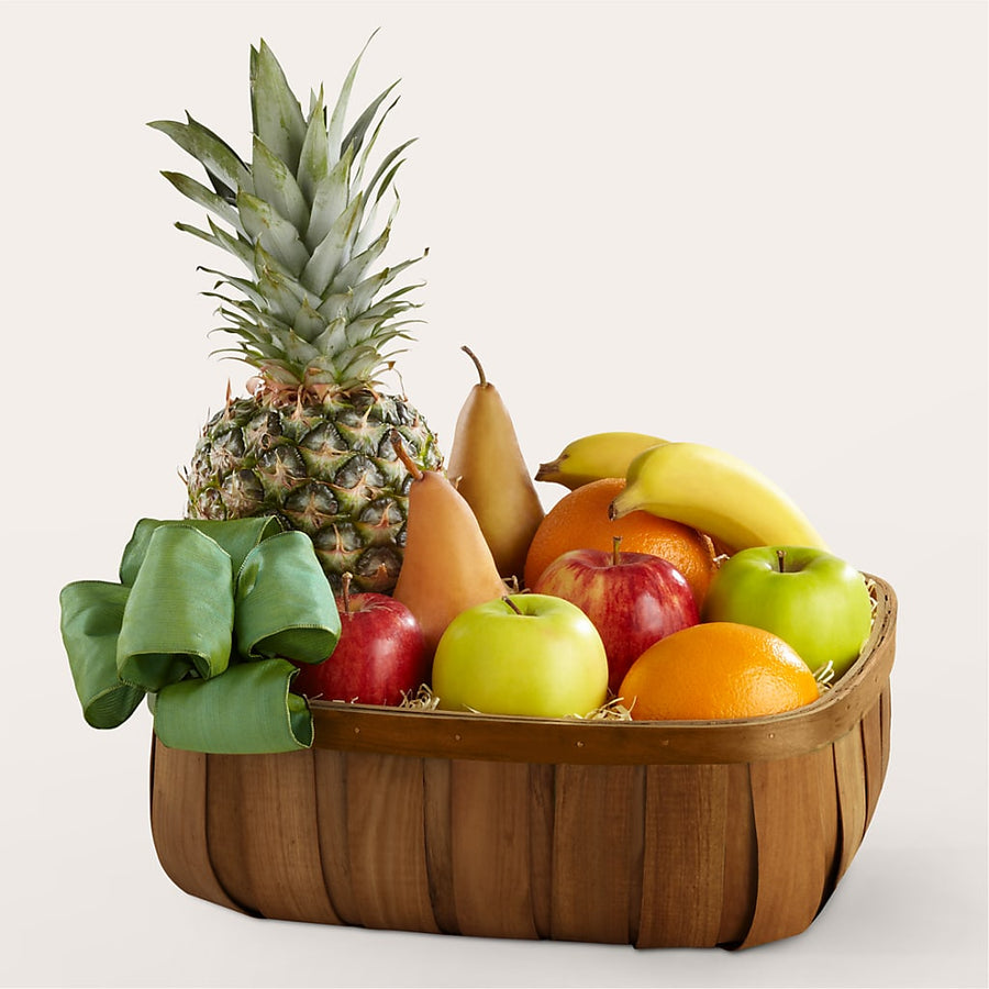 Main Squeeze Fruit Basket flower arrangement by Honeybee Floral