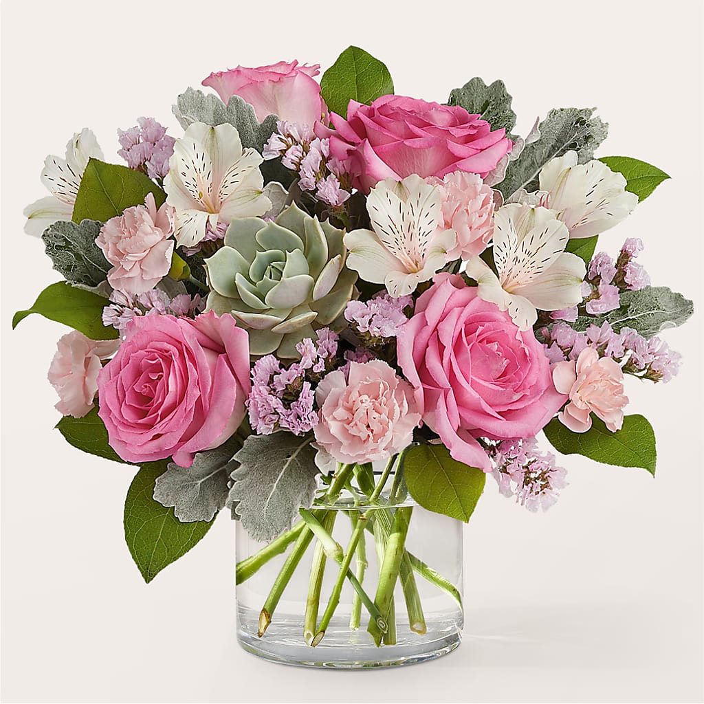 Dusty Rose Bouquet flower arrangement by Honeybee Floral