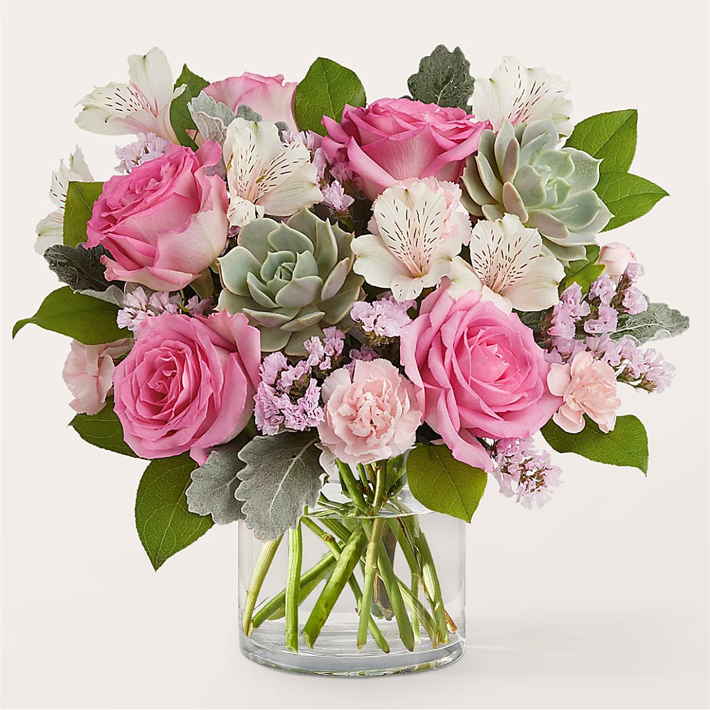 Dusty Rose Bouquet flower arrangement by Honeybee Floral