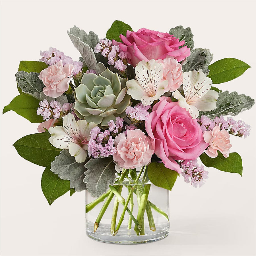 Dusty Rose Bouquet flower arrangement by Honeybee Floral