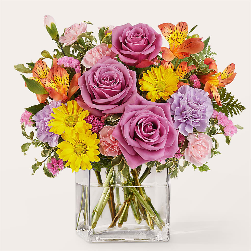 Shades of Happiness Bouquet flower arrangement by Honeybee Floral