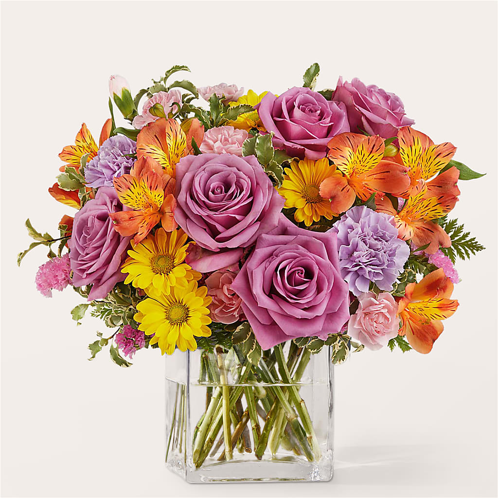 Shades of Happiness Bouquet flower arrangement by Honeybee Floral