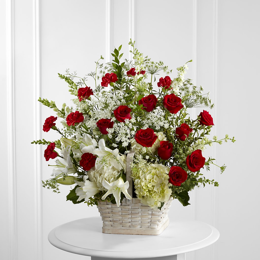 In Loving Memory Arrangement flower arrangement by Honeybee Floral