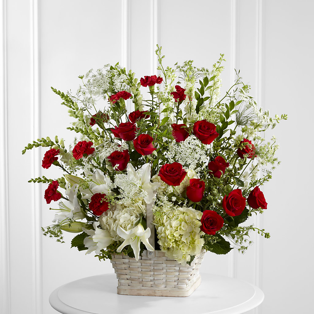 In Loving Memory Arrangement flower arrangement by Honeybee Floral