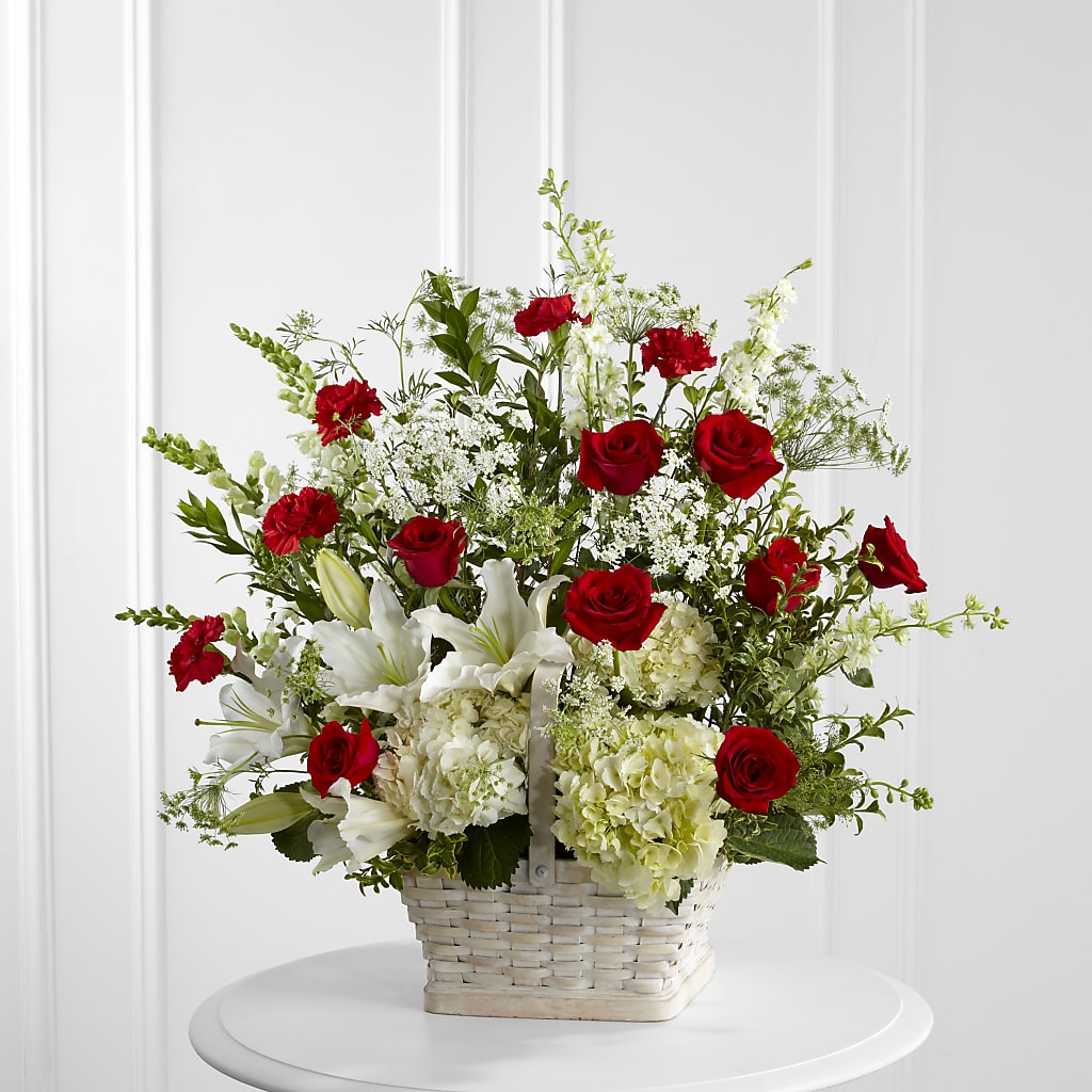 In Loving Memory Arrangement flower arrangement by Honeybee Floral