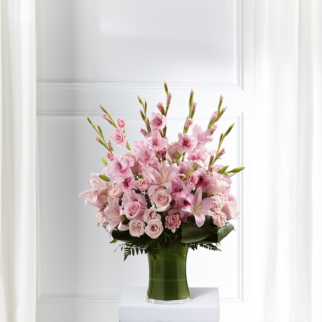 Lovely Tribute Bouquet flower arrangement by Honeybee Floral