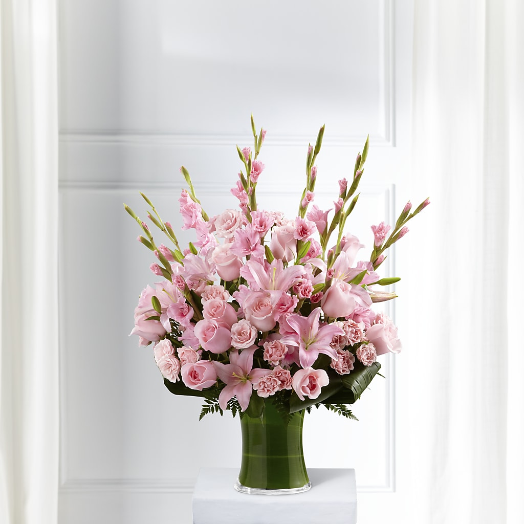 Lovely Tribute Bouquet flower arrangement by Honeybee Floral