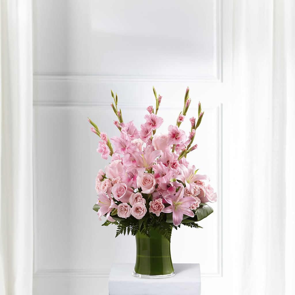 Lovely Tribute Bouquet flower arrangement by Honeybee Floral