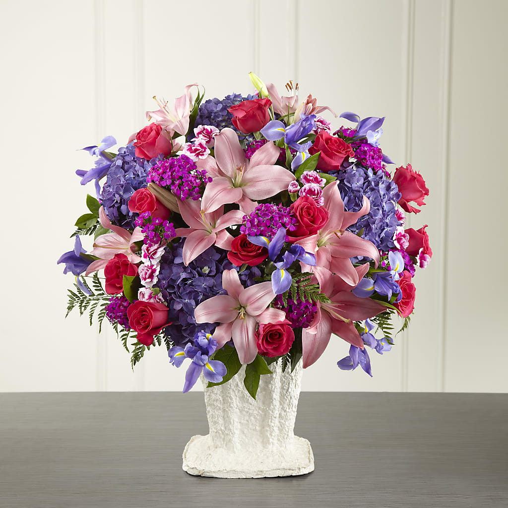 We Fondly Remember Arrangement flower arrangement by Honeybee Floral