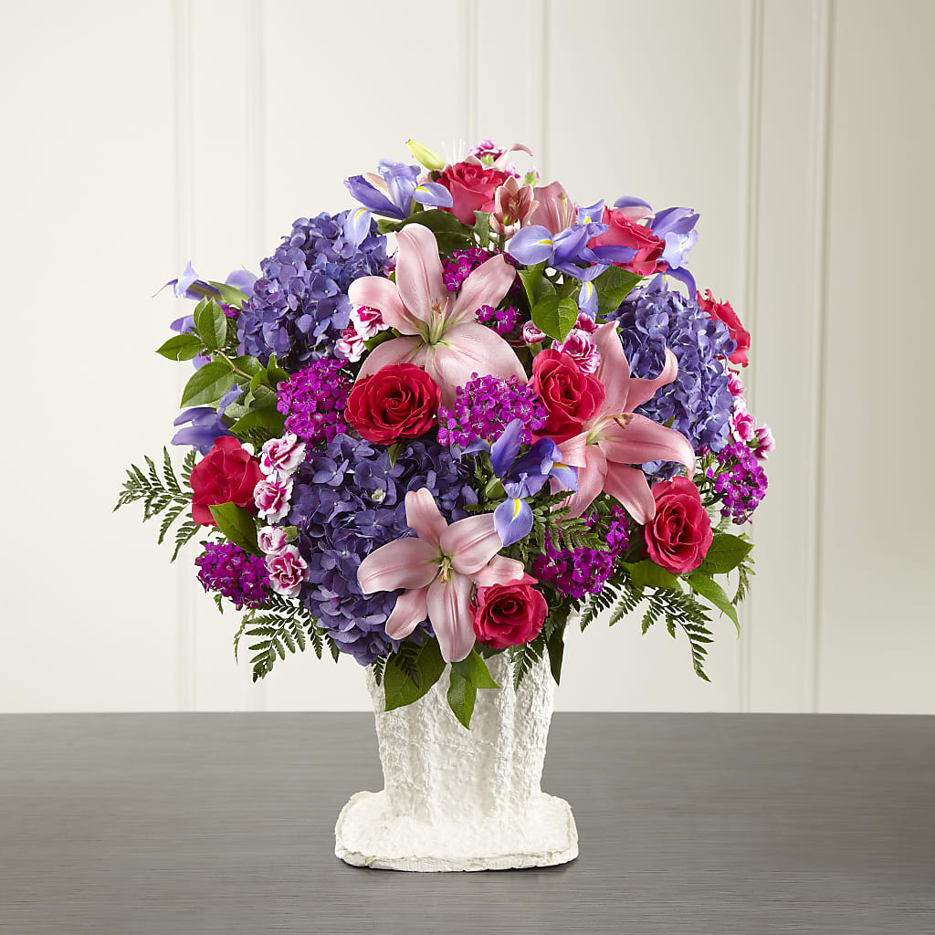 We Fondly Remember Arrangement flower arrangement by Honeybee Floral