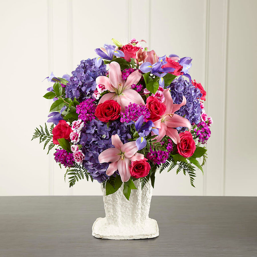 We Fondly Remember Arrangement flower arrangement by Honeybee Floral