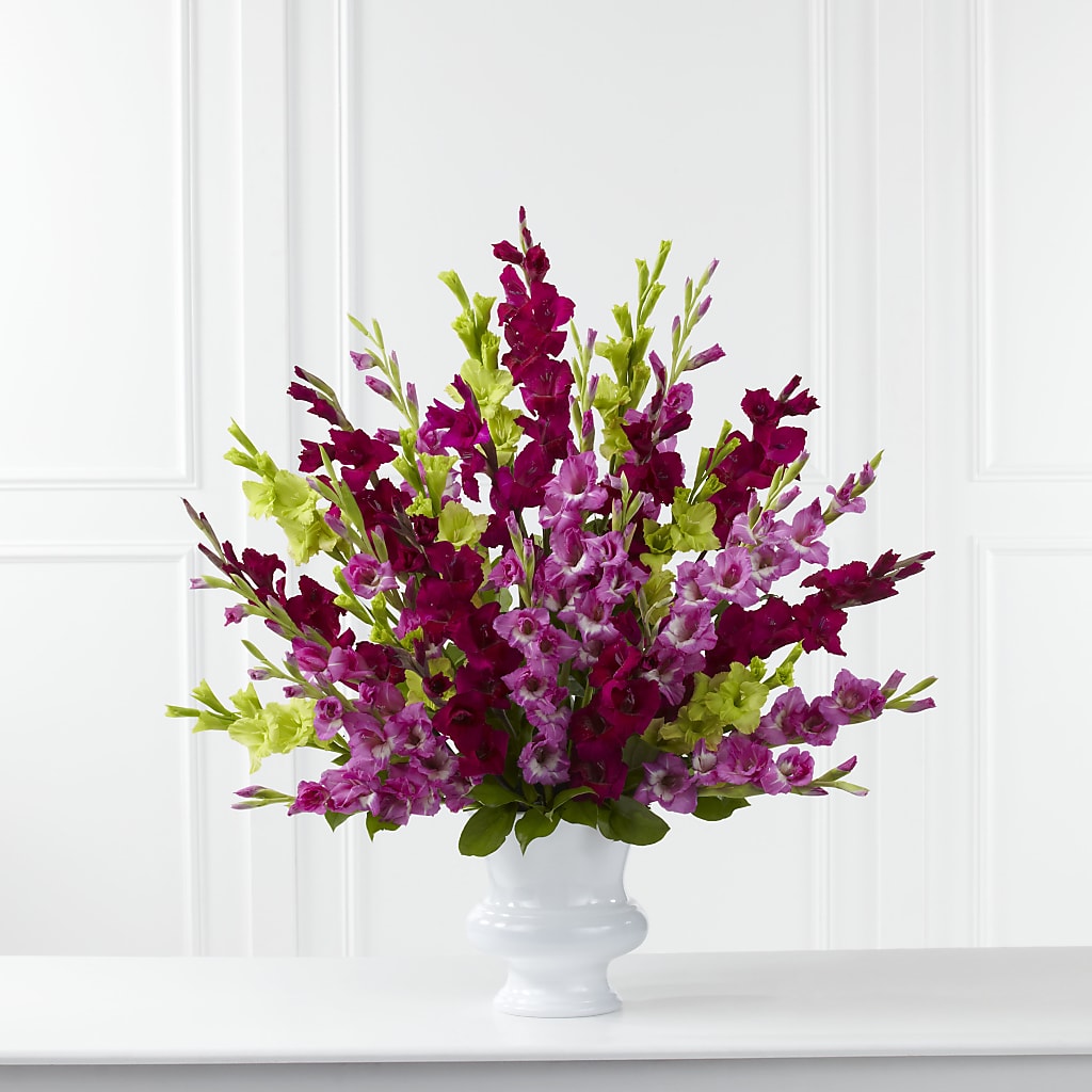 Solemn Offering Arrangement flower arrangement by Honeybee Floral