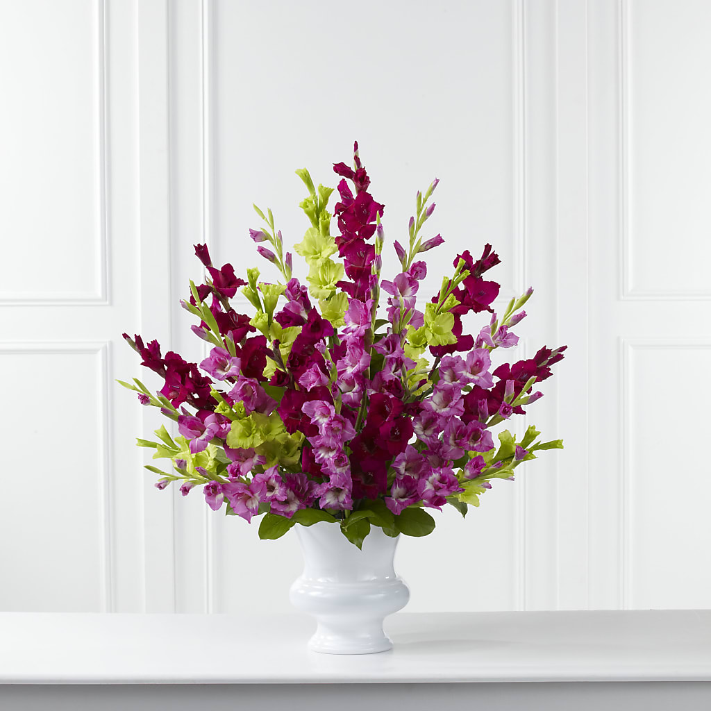 Solemn Offering Arrangement flower arrangement by Honeybee Floral