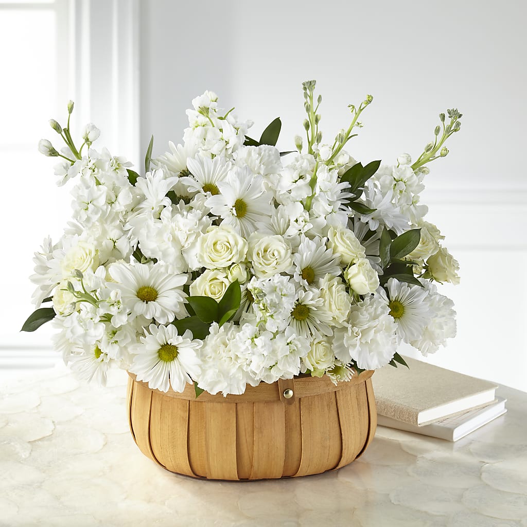 Graceful Garden Basket flower arrangement by Honeybee Floral