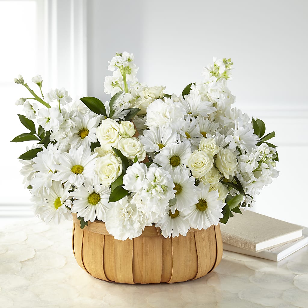Graceful Garden Basket flower arrangement by Honeybee Floral