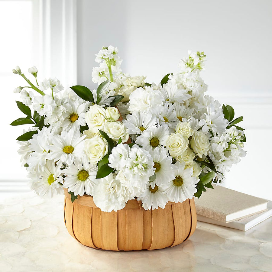 Graceful Garden Basket flower arrangement by Honeybee Floral