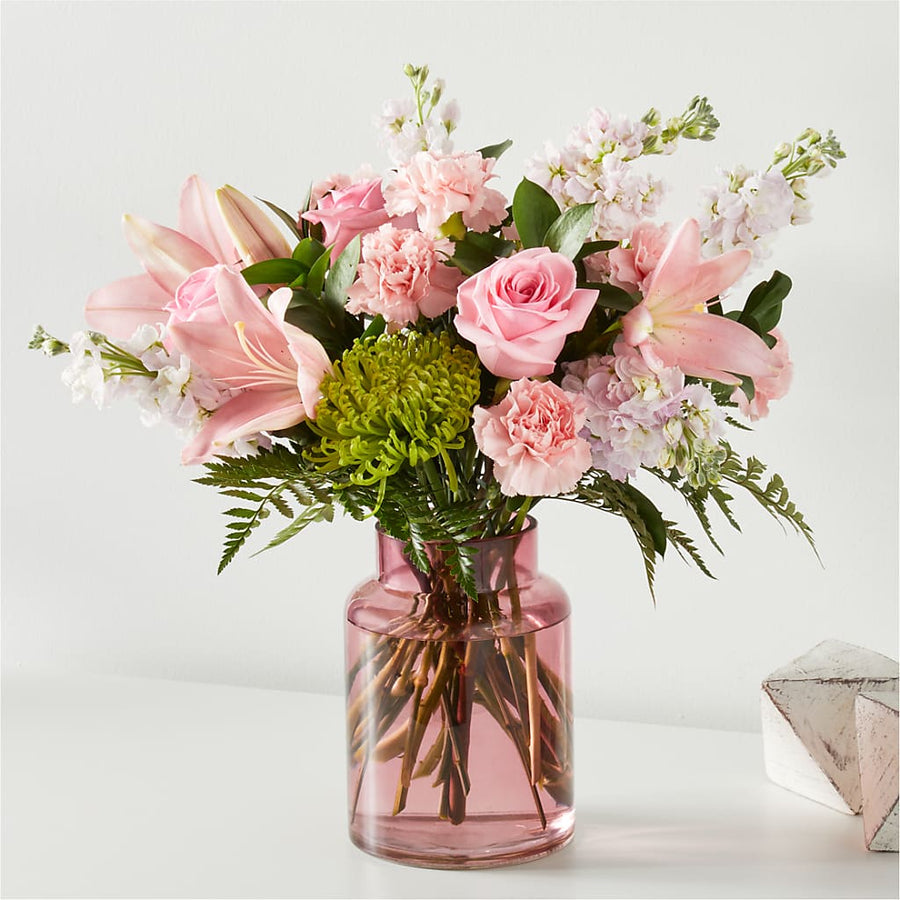 Pretty in Pink Bouquet flower arrangement by Honeybee Floral