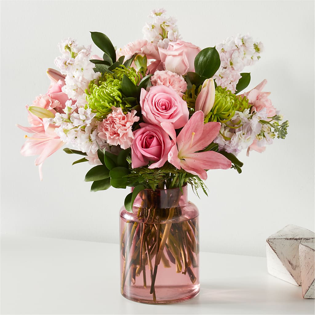 Pretty in Pink Bouquet flower arrangement by Honeybee Floral