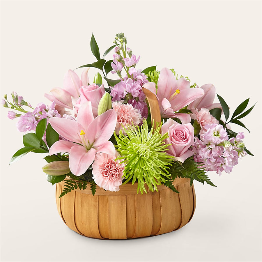 Beautiful Spirit Basket flower arrangement by Honeybee Floral