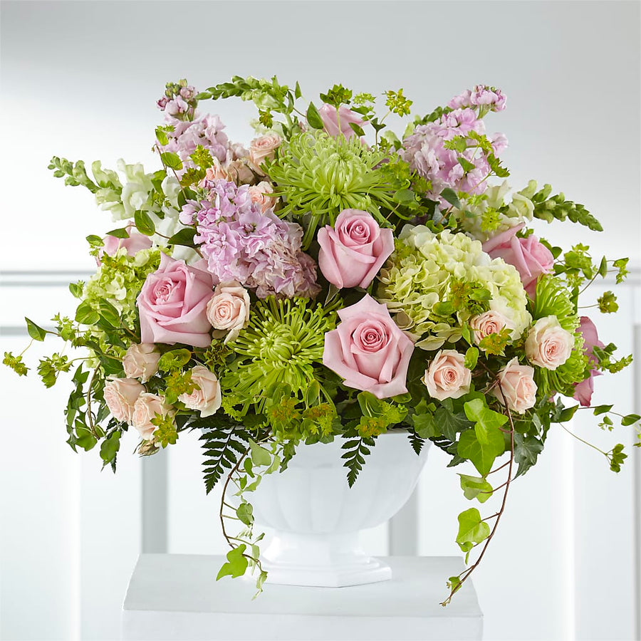 Radiant Embrace Arrangement flower arrangement by Honeybee Floral