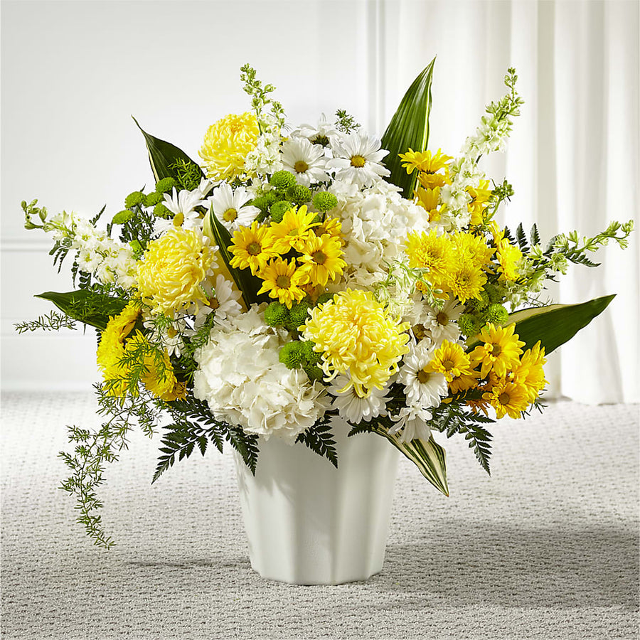 Unity & Grace Floor Basket flower arrangement by Honeybee Floral