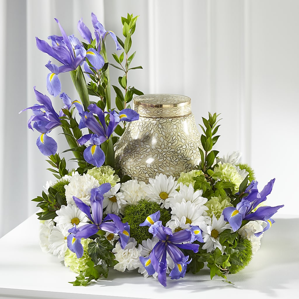Sincere Spirit Cremation Adornment flower arrangement by Honeybee Floral