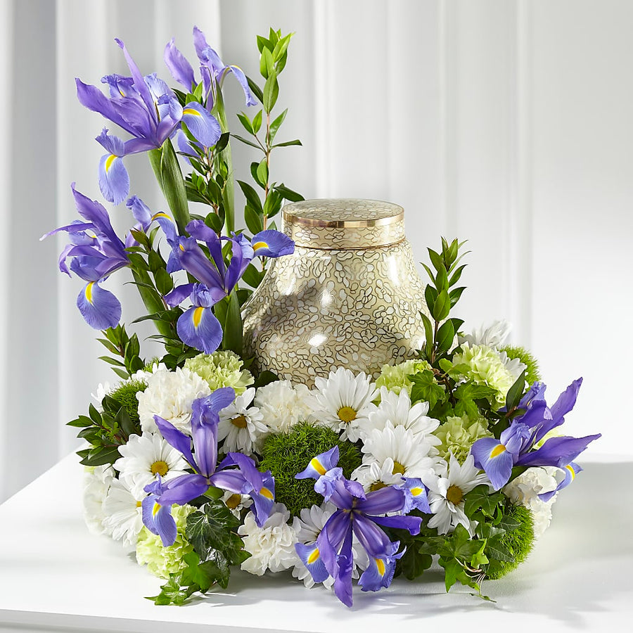 Sincere Spirit Cremation Adornment flower arrangement by Honeybee Floral