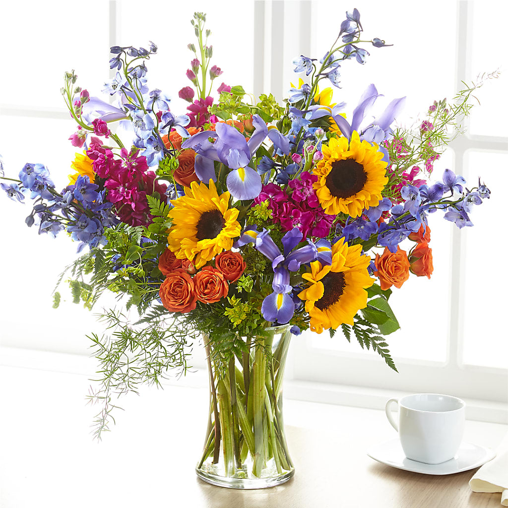 Rays of Life Bouquet flower arrangement by Honeybee Floral