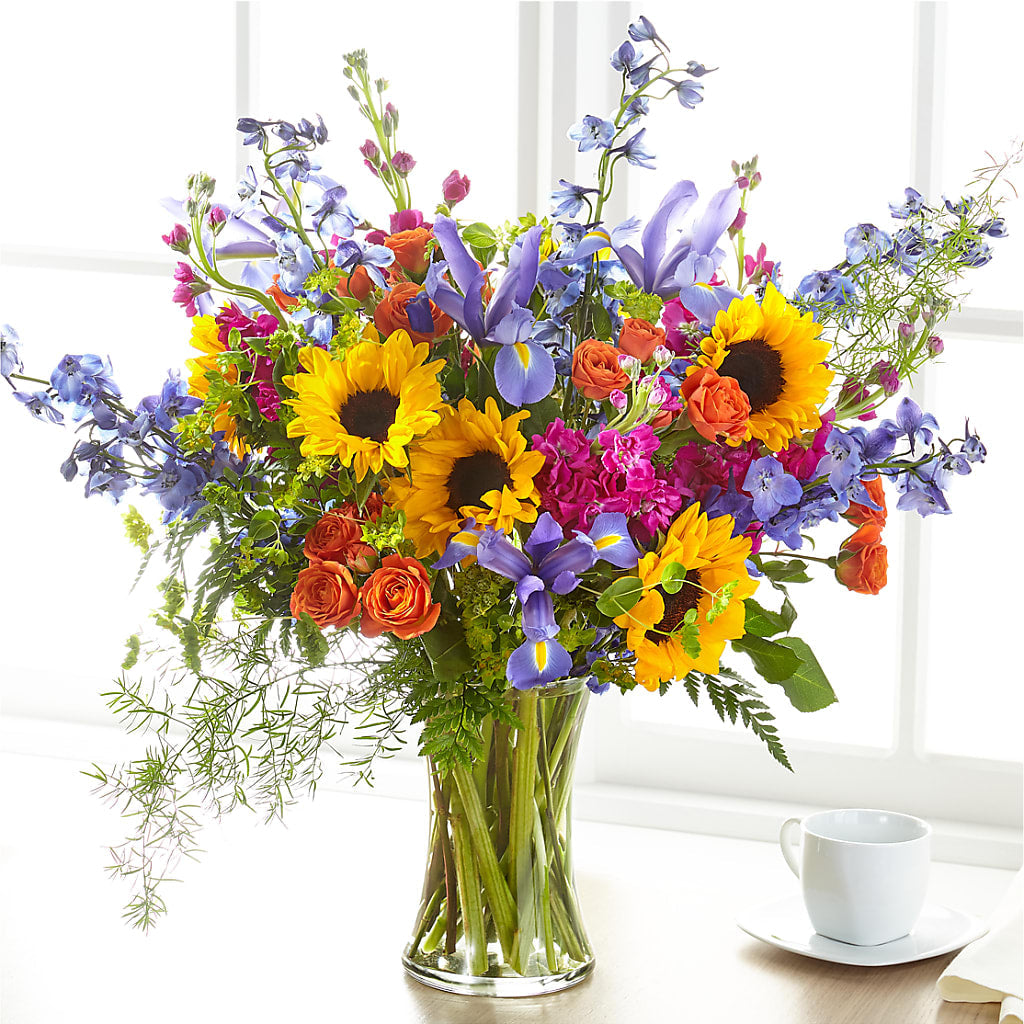 Rays of Life Bouquet flower arrangement by Honeybee Floral