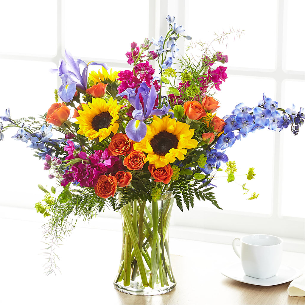 Rays of Life Bouquet flower arrangement by Honeybee Floral