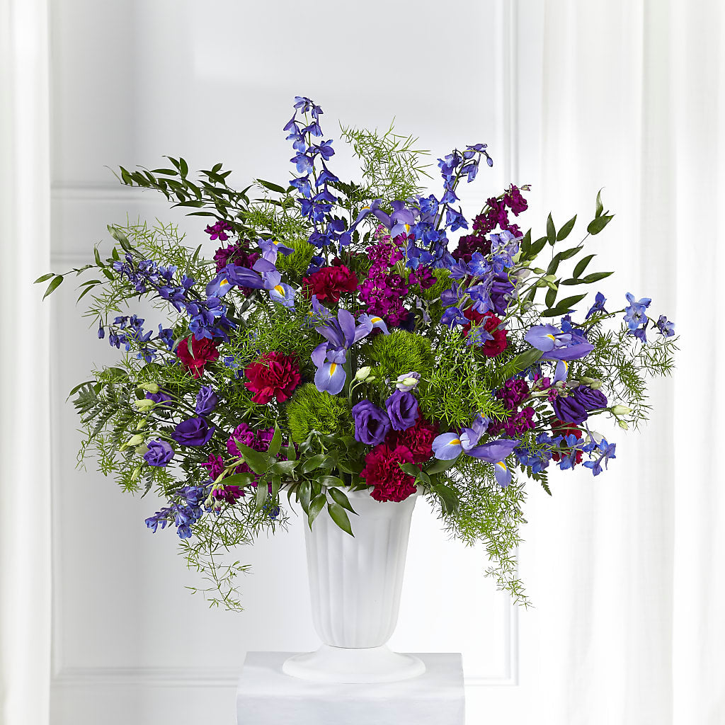 Memorial of Life Arrangement flower arrangement by Honeybee Floral