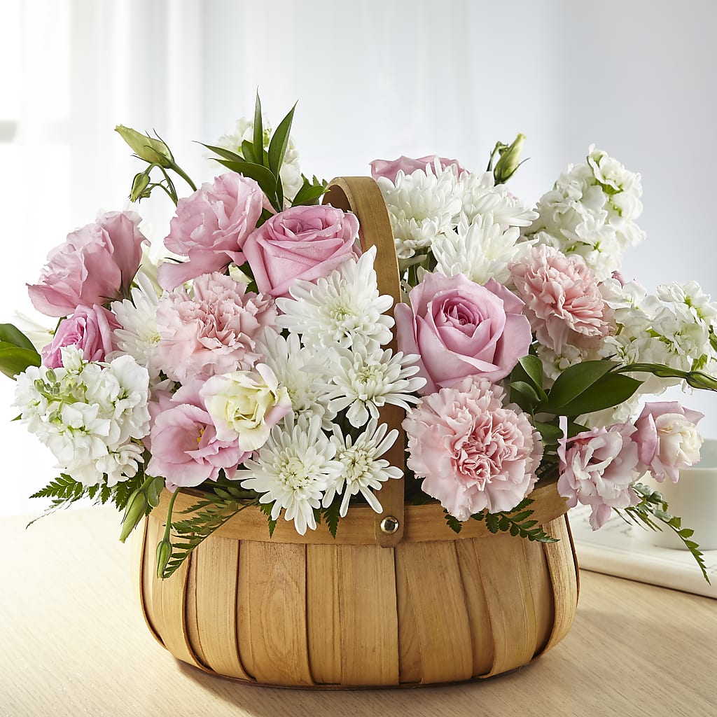 Always Graceful Basket flower arrangement by Honeybee Floral