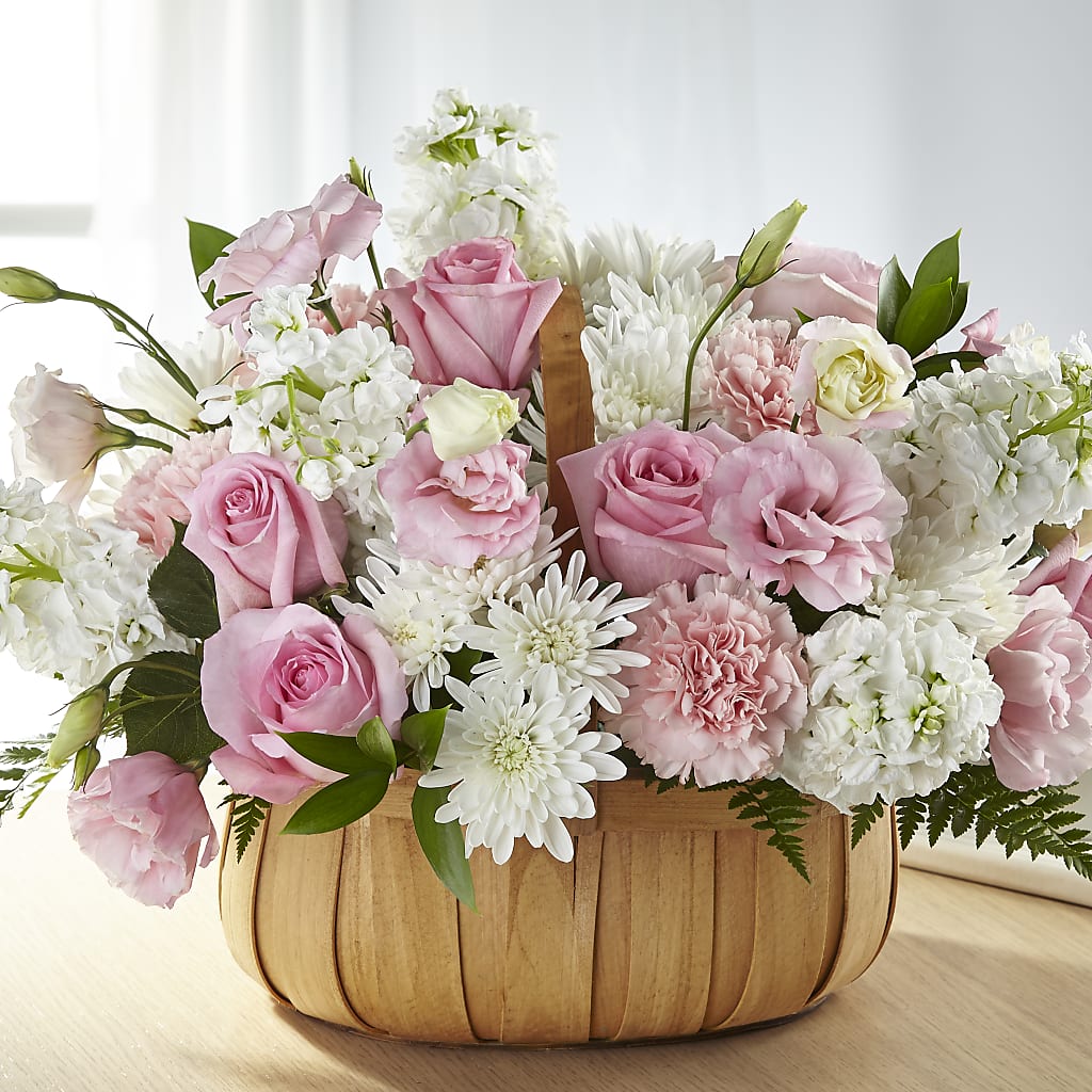Always Graceful Basket flower arrangement by Honeybee Floral