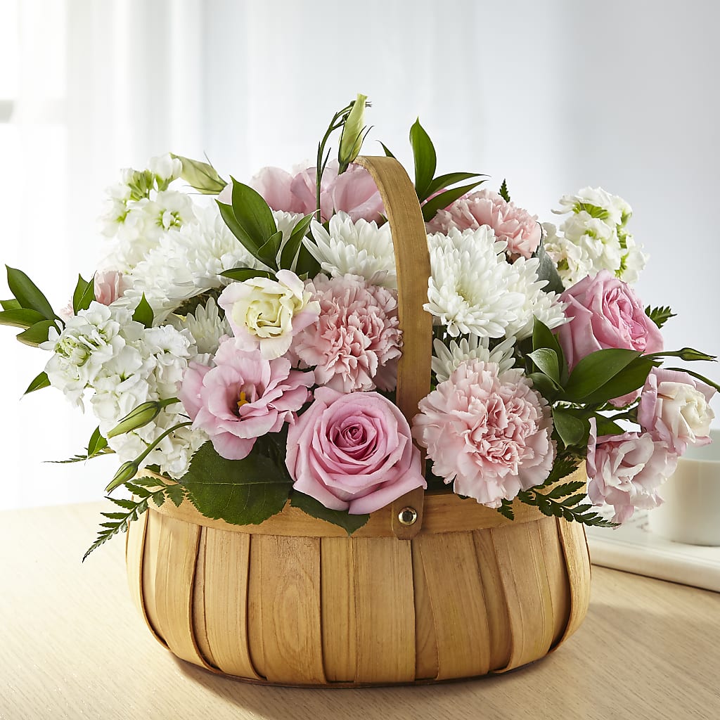 Always Graceful Basket flower arrangement by Honeybee Floral