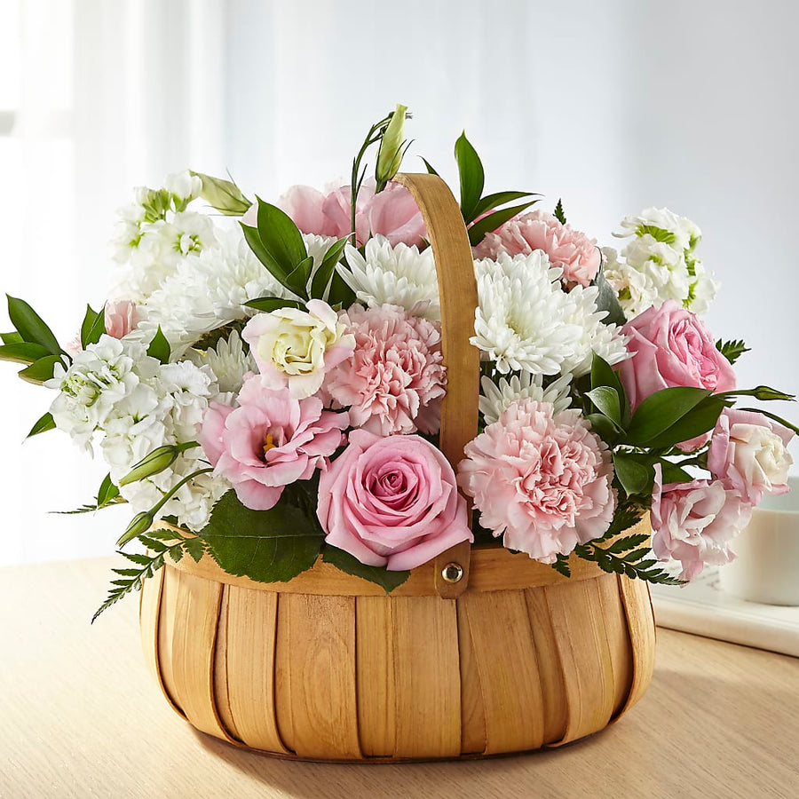 Always Graceful Basket flower arrangement by Honeybee Floral