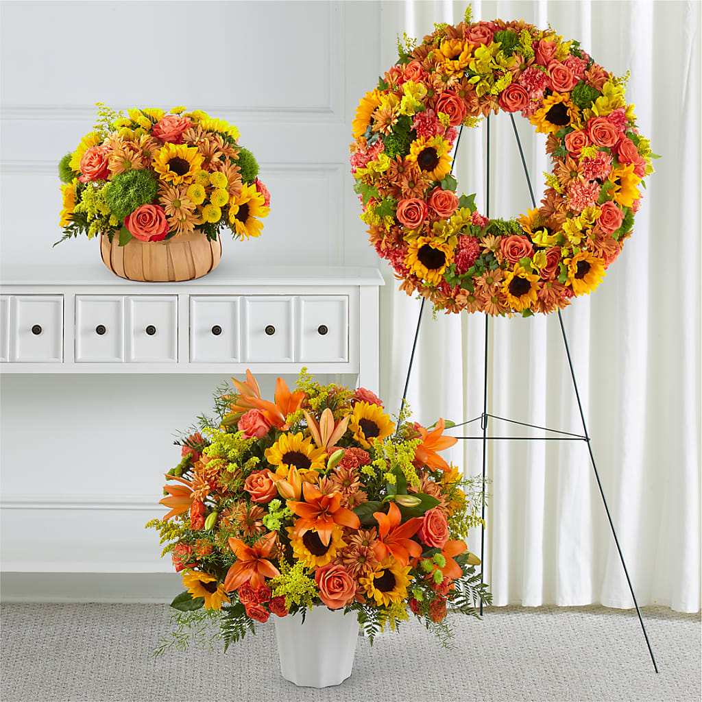 Heart of Gold Bundles flower arrangement by Honeybee Floral