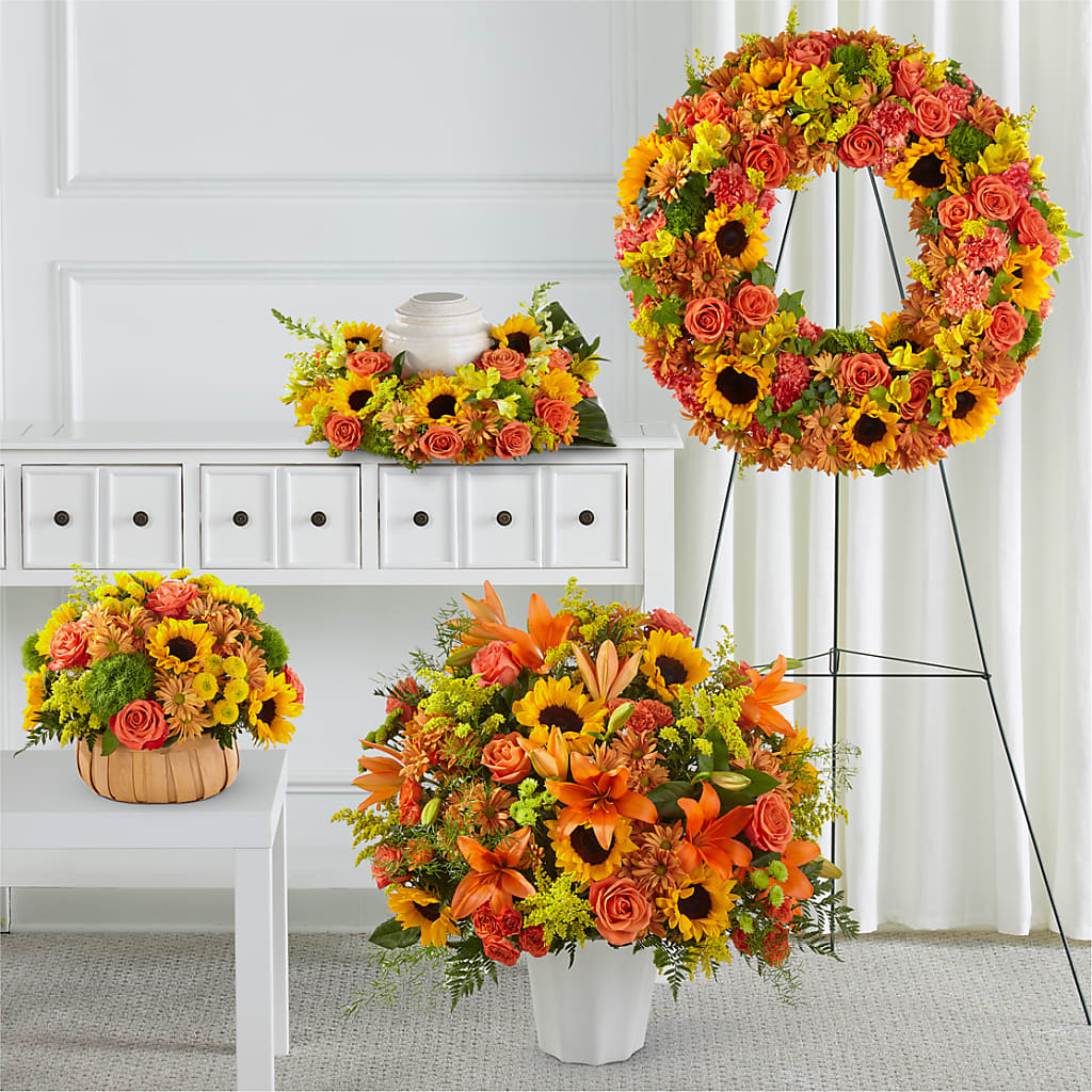 Heart of Gold Bundles flower arrangement by Honeybee Floral