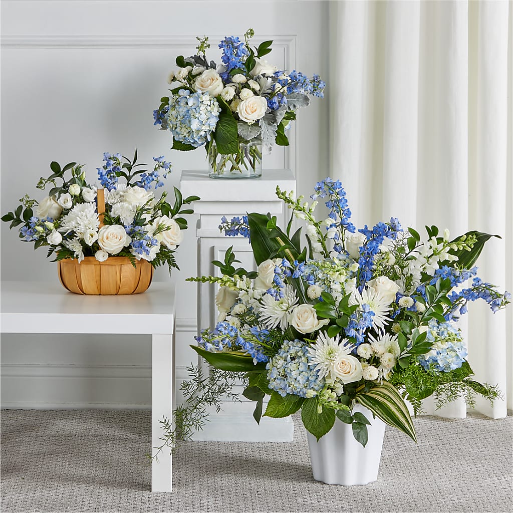 Blessings of Memory Bundles flower arrangement by Honeybee Floral