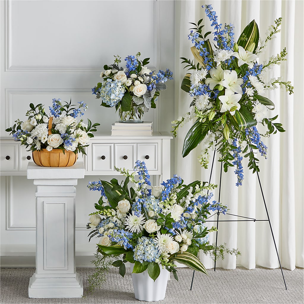Blessings of Memory Bundles flower arrangement by Honeybee Floral