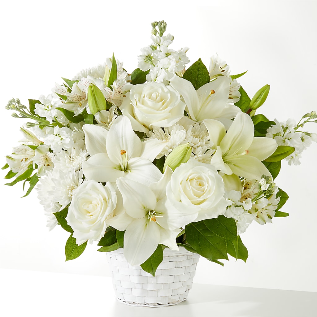 Peaceful Reflections Arrangement flower arrangement by Honeybee Floral