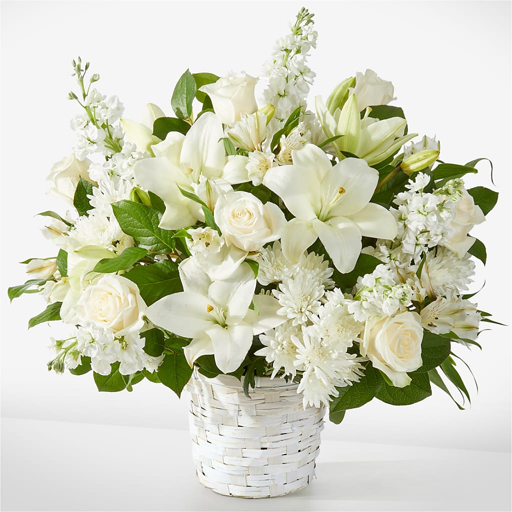 Peaceful Reflections Arrangement flower arrangement by Honeybee Floral