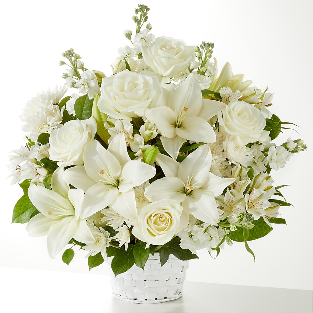 Peaceful Reflections Arrangement flower arrangement by Honeybee Floral