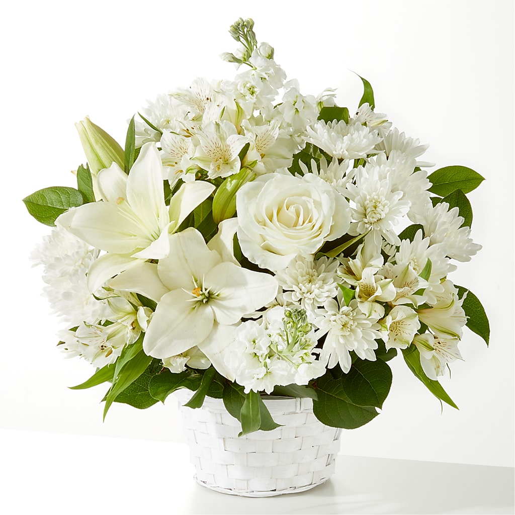Peaceful Reflections Arrangement flower arrangement by Honeybee Floral