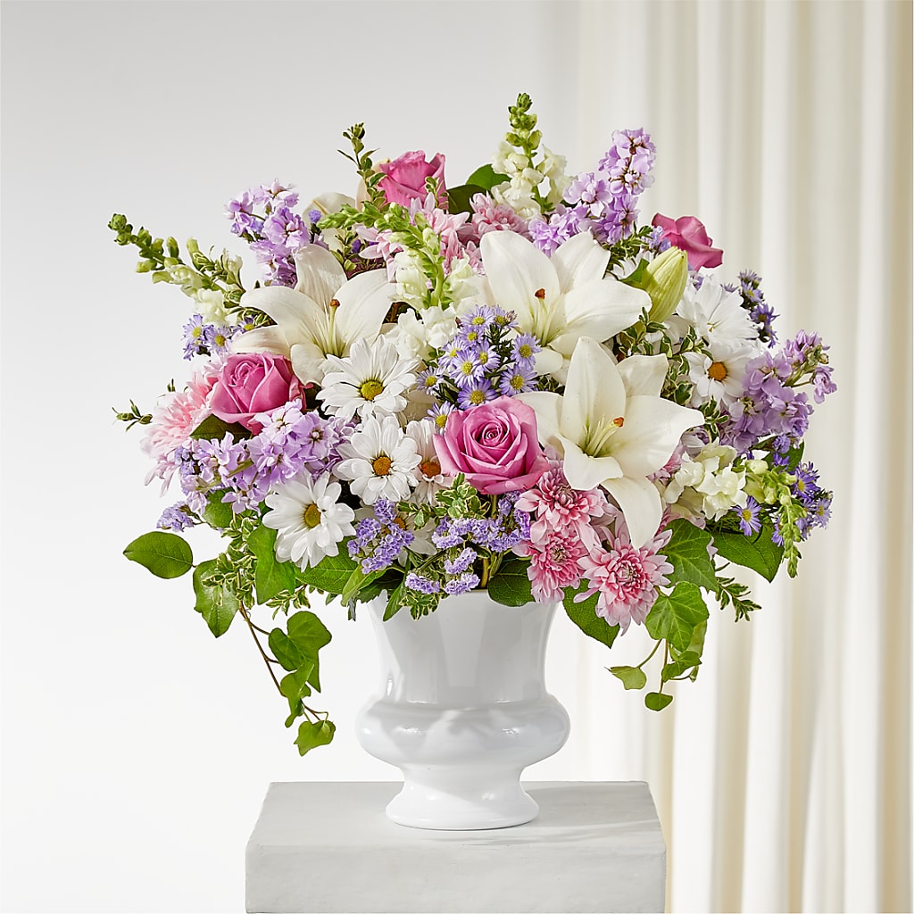 Remarkable Life Urn Arrangement flower arrangement by Honeybee Floral