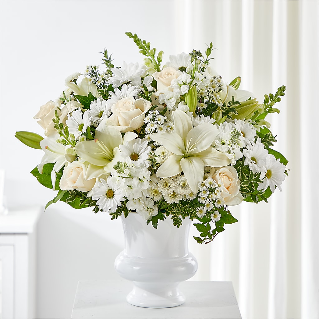 Uplifting Urn Arrangement flower arrangement by Honeybee Floral