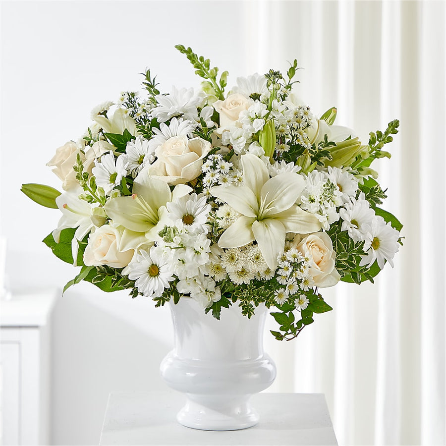 Uplifting Urn Arrangement flower arrangement by Honeybee Floral
