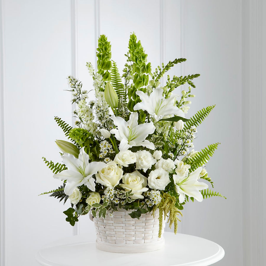 In Our Thoughts Arrangement flower arrangement by Honeybee Floral