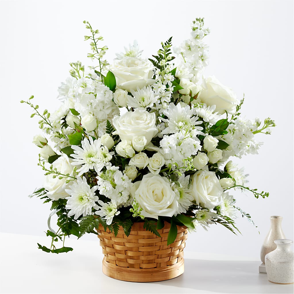 Heartfelt Condolences Arrangement flower arrangement by Honeybee Floral