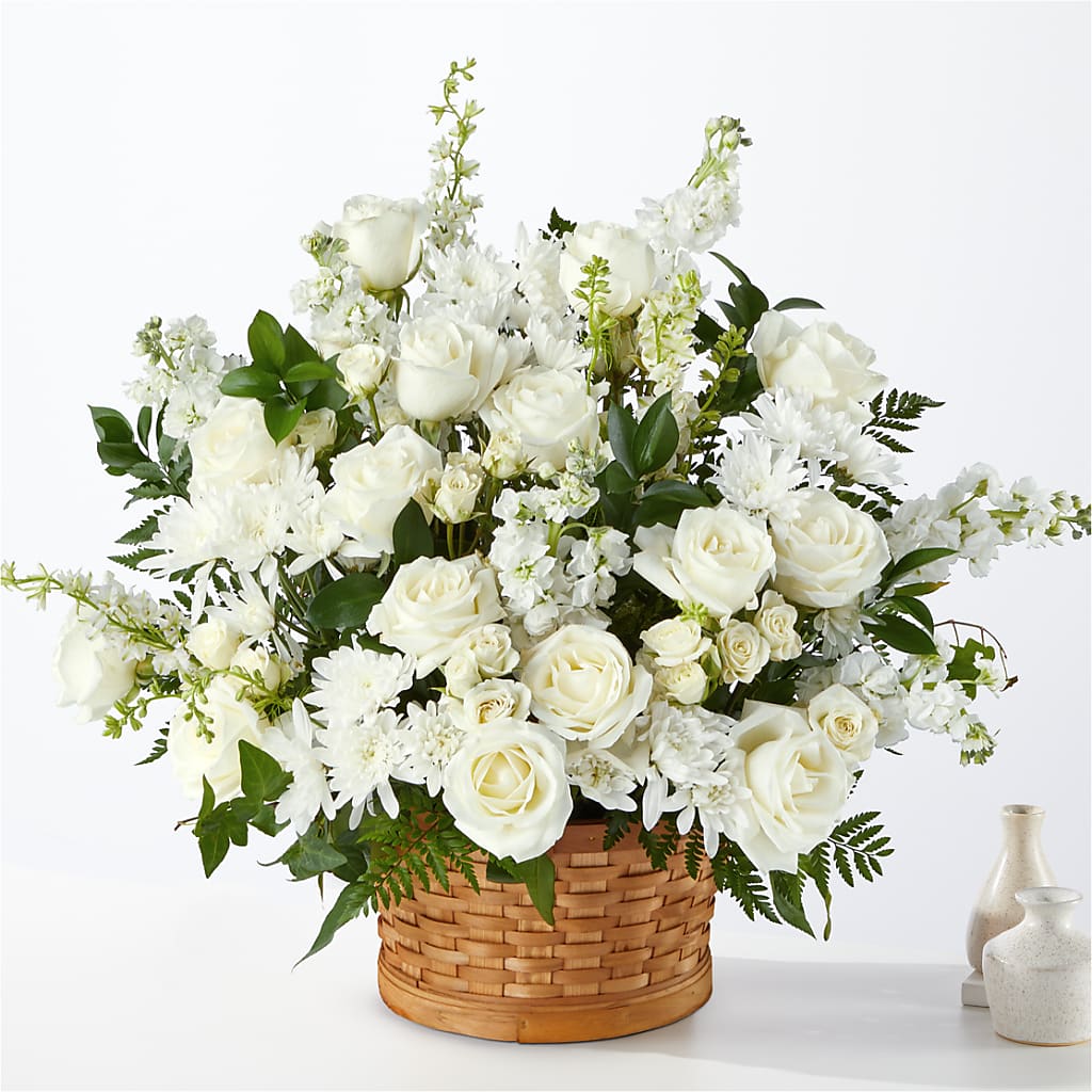 Heartfelt Condolences Arrangement flower arrangement by Honeybee Floral